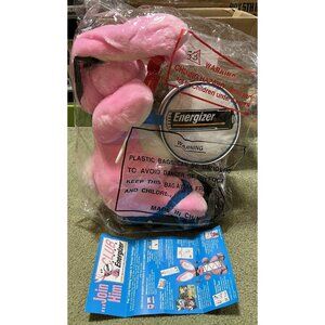 1997 New Boxed Club 23” Pink Energizer Bunny Bean Bag Toy Stuffed Plush Sealed!!